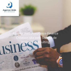 Agence Web Assurance-Finance Création site web Société de business consulting